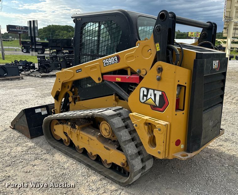 image for item DL4421 2019 Caterpillar  259D3 tracked skid steer loader