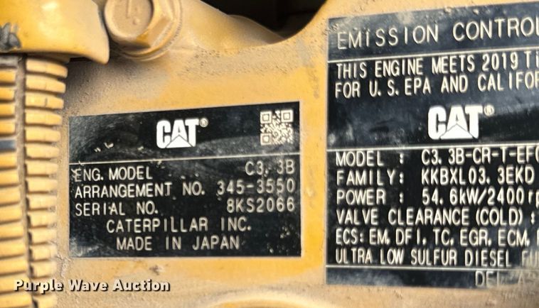 image for item DL4421 2019 Caterpillar  259D3 tracked skid steer loader