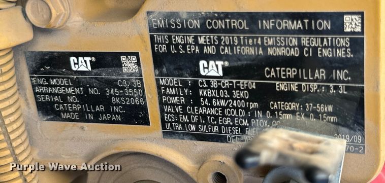 image for item DL4421 2019 Caterpillar  259D3 tracked skid steer loader