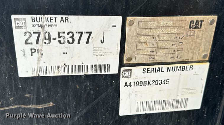 image for item DL4421 2019 Caterpillar  259D3 tracked skid steer loader