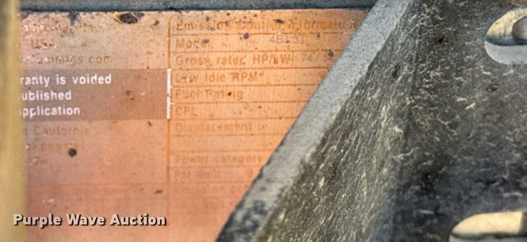 image for item DL4443 2012 Bomag BW11RH pneumatic roller