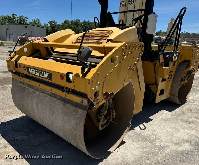 image for item DL4444 2015 Caterpillar  CB54 XW double drum vibratory roller