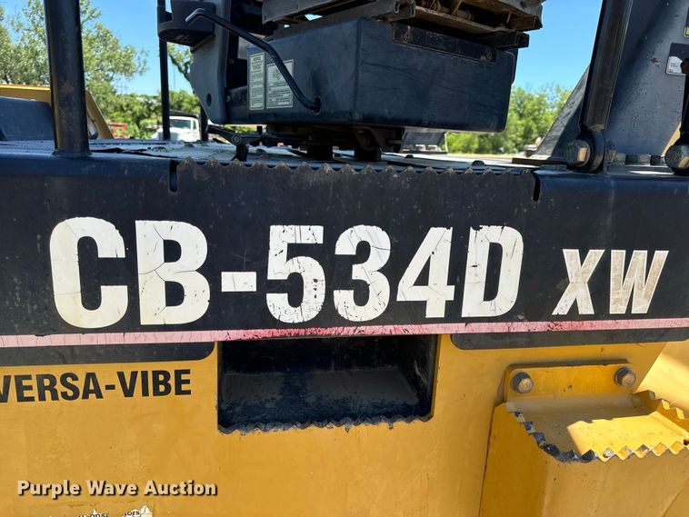 image for item DL4445 2003 Caterpillar  CB-534D XW double drum vibratory roller