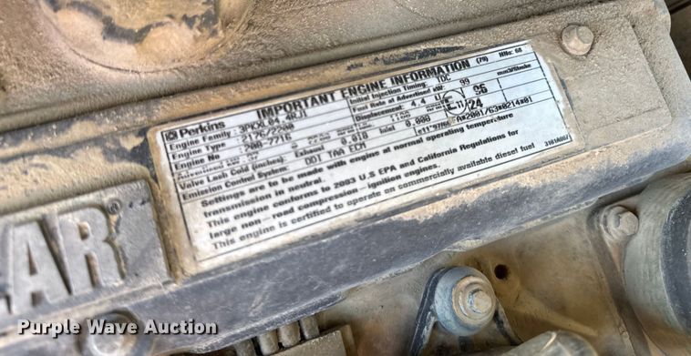 image for item DL4445 2003 Caterpillar  CB-534D XW double drum vibratory roller