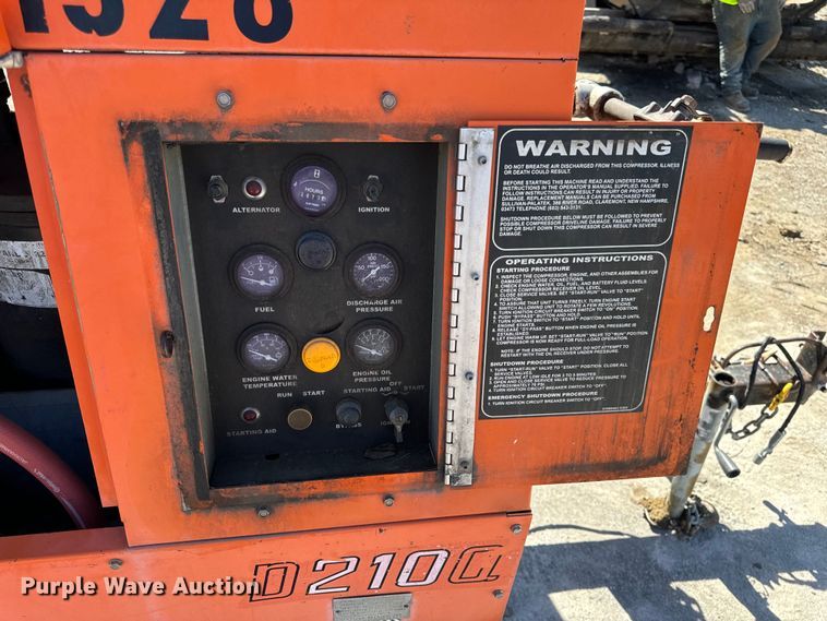 image for item DL4451 2007 Sullivan-Palatek D210Q air compressor