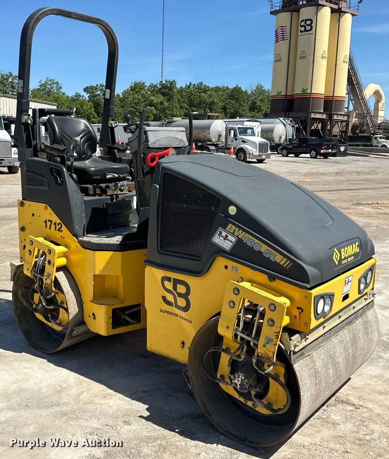 image for item DL4452 2015 Bomag BW120SL-5 double drum vibratory roller