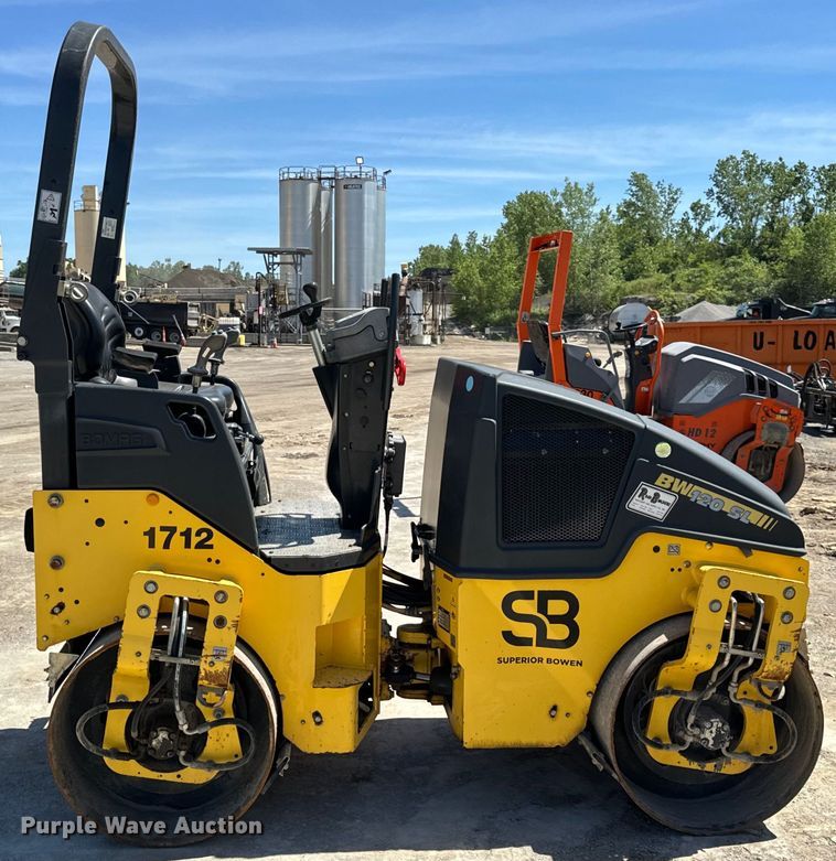 image for item DL4452 2015 Bomag BW120SL-5 double drum vibratory roller