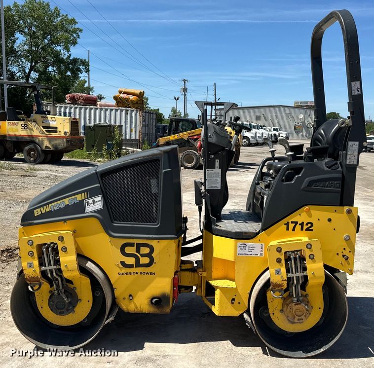 image for item DL4452 2015 Bomag BW120SL-5 double drum vibratory roller