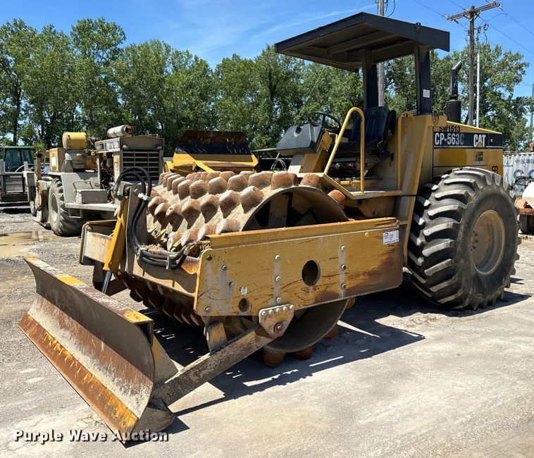 image for item DL4455 2000 Caterpillar CP-563C single drum vibratory roller