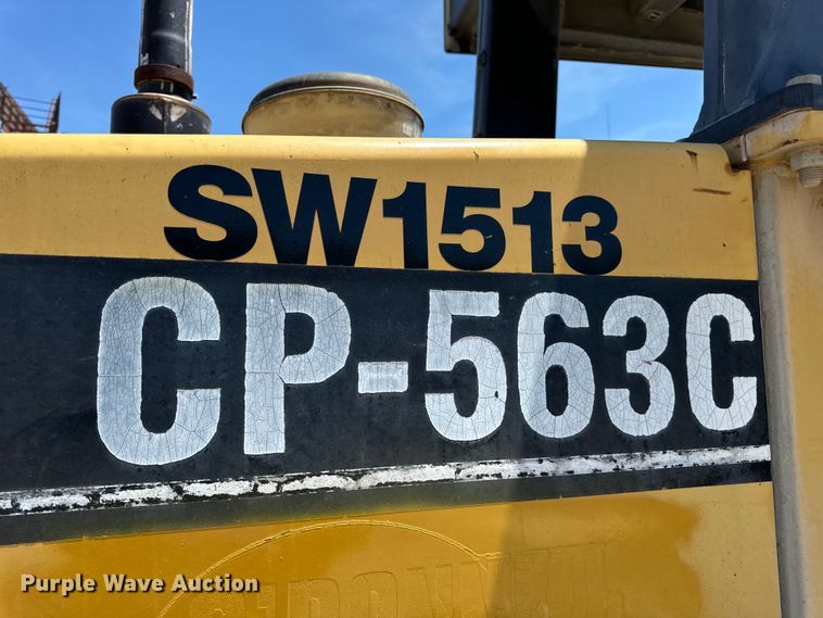 image for item DL4455 2000 Caterpillar CP-563C single drum vibratory roller