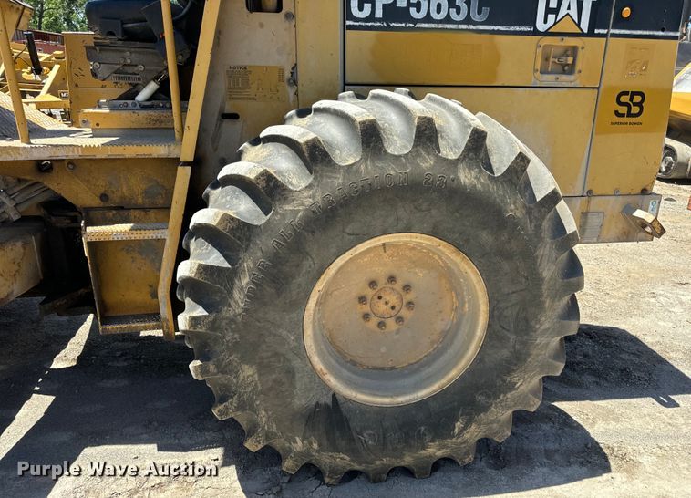 image for item DL4455 2000 Caterpillar CP-563C single drum vibratory roller