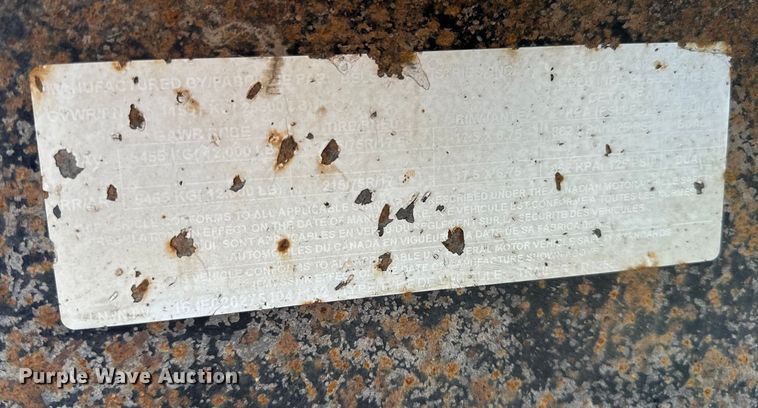 image for item DL4460 2005 Belshe equipment trailer