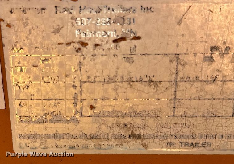 image for item DL4461 2005 Redi Haul equipment trailer