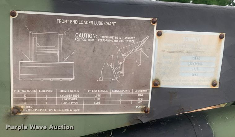 image for item DM7877 1989 Freightliner Unimog FLU419 emplacement excavator