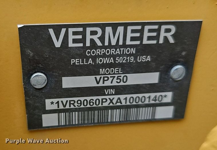 image for item DP6432 2010 Vermeer RTX750 vibratory cable plow