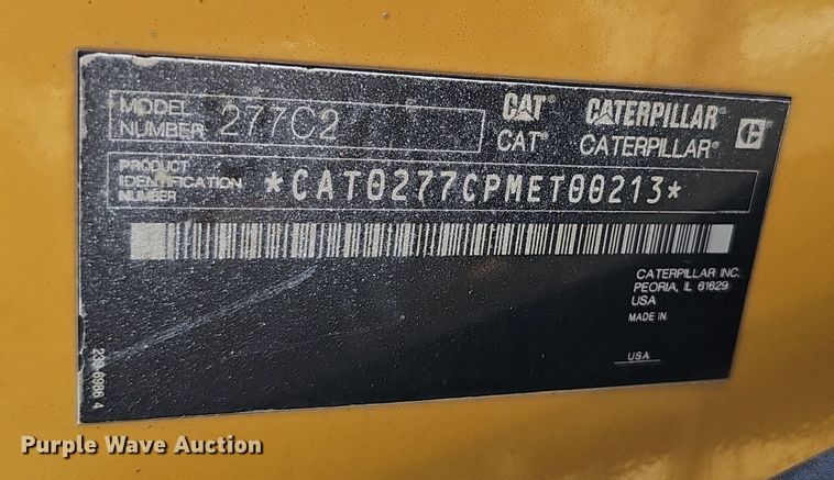 image for item DP6466 2012 Caterpillar 277 C2 skid steer loader