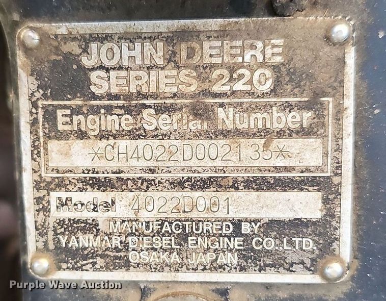 image for item DP6468 1995 John Deere 7775 skid steer loader