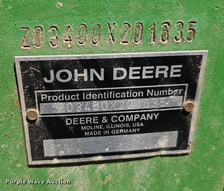 image for item DP6527 2002 John Deere 3400 telehandler