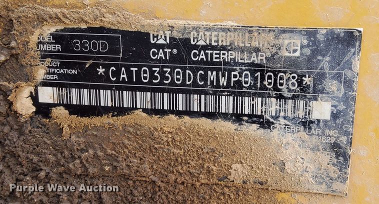 image for item DQ6115 2007 Caterpillar 330D L excavator