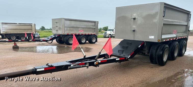 image for item DQ6781 2013 Cornhusker  end dump pup trailer