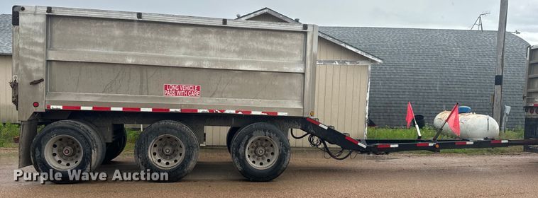 image for item DQ6781 2013 Cornhusker  end dump pup trailer