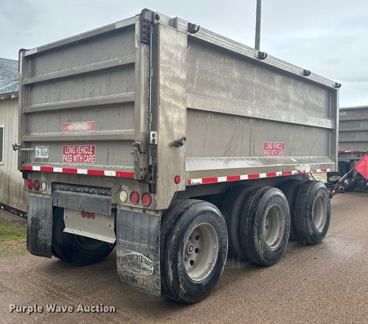 image for item DQ6781 2013 Cornhusker  end dump pup trailer