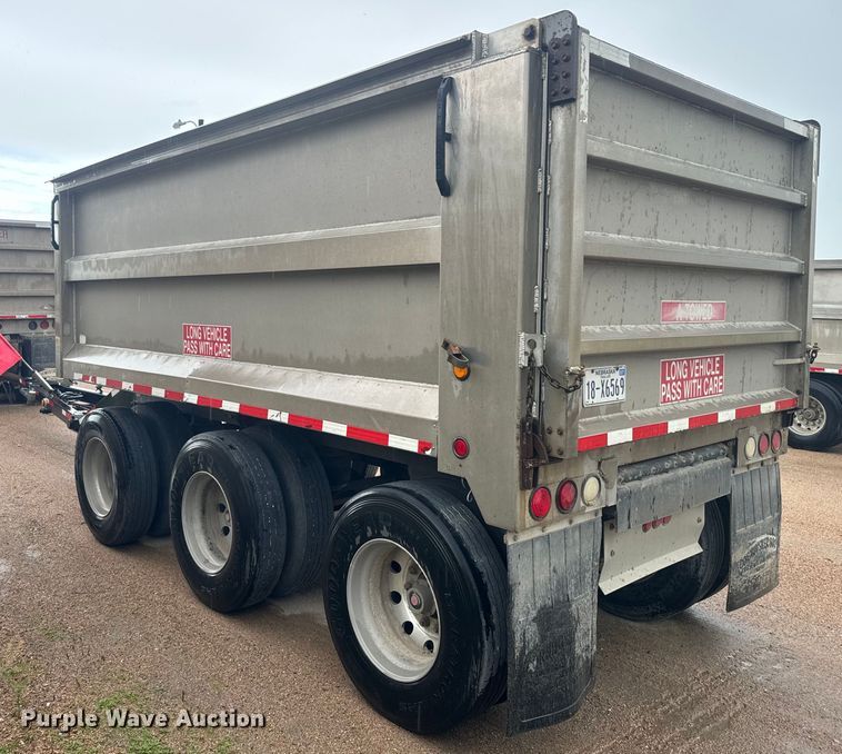 image for item DQ6781 2013 Cornhusker  end dump pup trailer