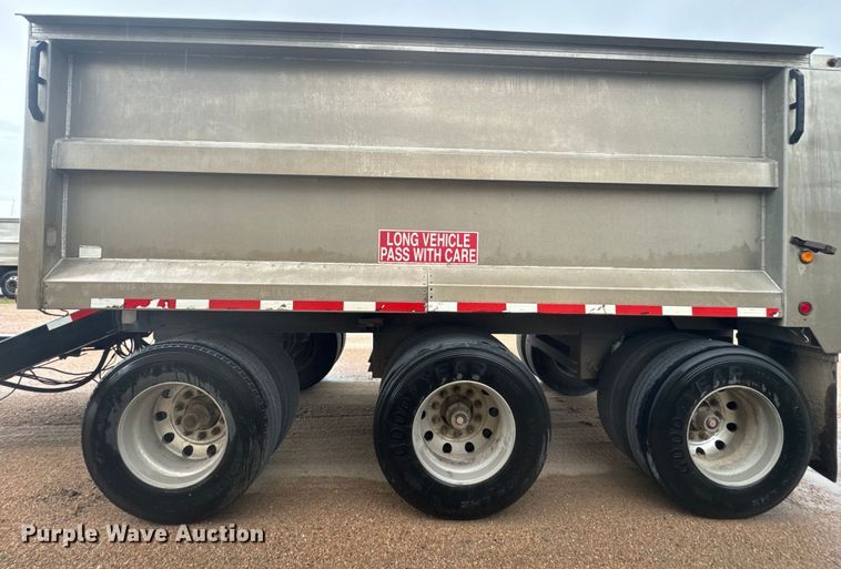 image for item DQ6781 2013 Cornhusker  end dump pup trailer