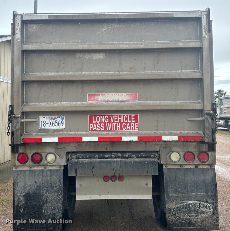image for item DQ6781 2013 Cornhusker  end dump pup trailer