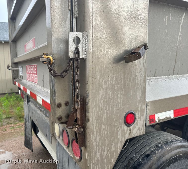 image for item DQ6781 2013 Cornhusker  end dump pup trailer
