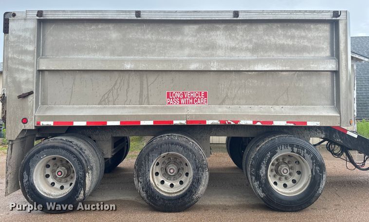 image for item DQ6781 2013 Cornhusker  end dump pup trailer