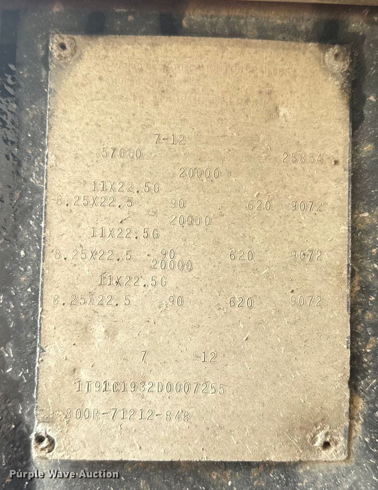 image for item DQ6781 2013 Cornhusker  end dump pup trailer