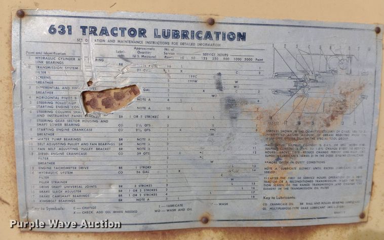 image for item DQ7137 Caterpillar 631B conventional scraper 