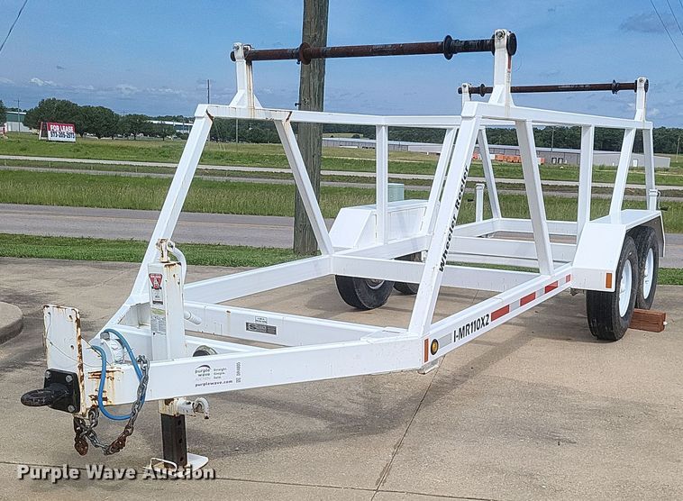 image for item DR4805 2022 Slabach Enterprises  I-MR110X2 reel trailer