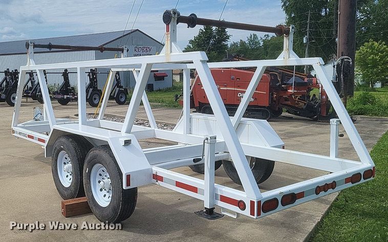 image for item DR4805 2022 Slabach Enterprises  I-MR110X2 reel trailer