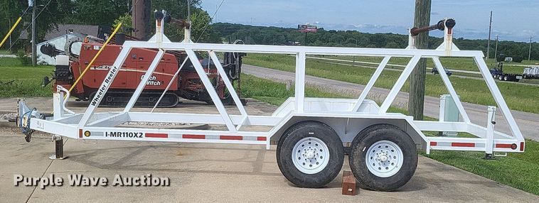 image for item DR4805 2022 Slabach Enterprises  I-MR110X2 reel trailer