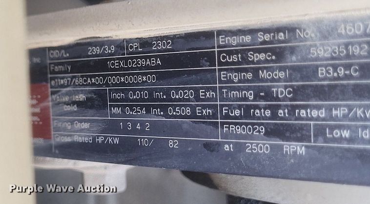 image for item DR4813 2001 Ingersoll-Rand  VR-1044 telehandler