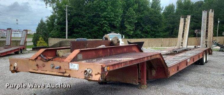 image for item DR4817 1979 Johnson Super  drop deck equipment trailer