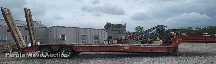 image for item DR4817 1979 Johnson Super  drop deck equipment trailer
