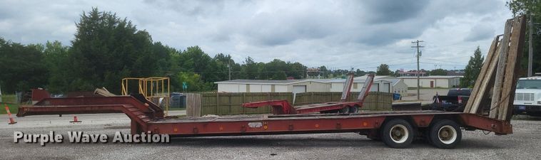 image for item DR4817 1979 Johnson Super  drop deck equipment trailer