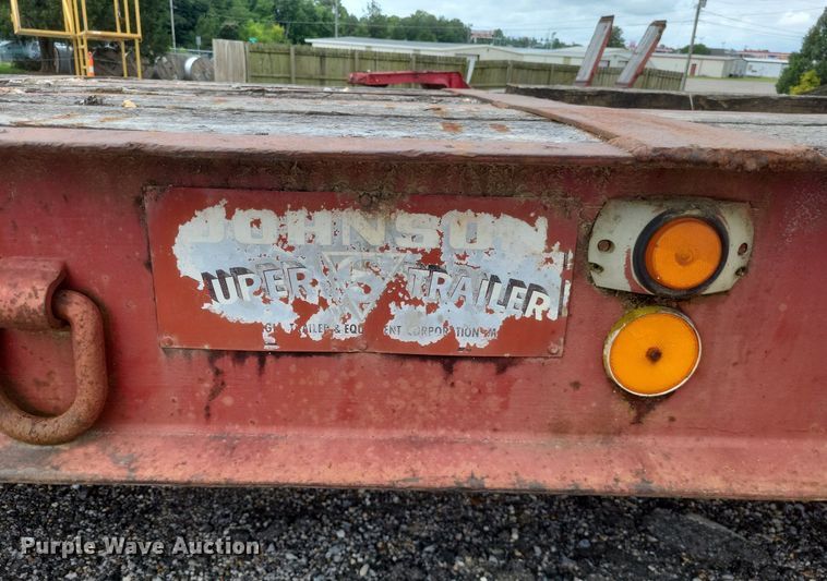 image for item DR4817 1979 Johnson Super  drop deck equipment trailer