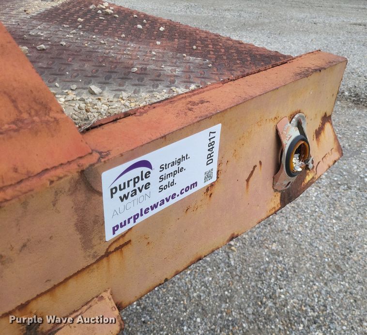 image for item DR4817 1979 Johnson Super  drop deck equipment trailer