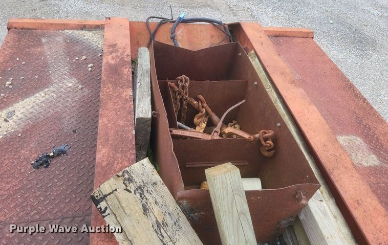 image for item DR4817 1979 Johnson Super  drop deck equipment trailer