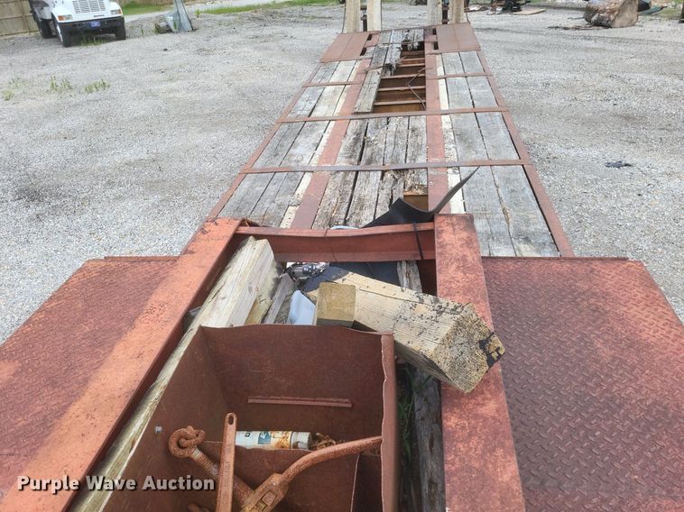 image for item DR4817 1979 Johnson Super  drop deck equipment trailer