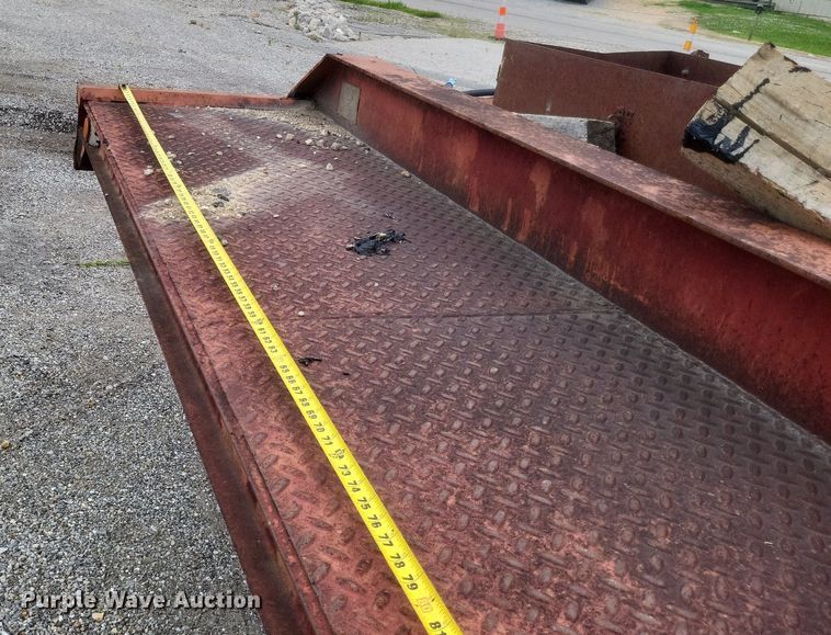 image for item DR4817 1979 Johnson Super  drop deck equipment trailer