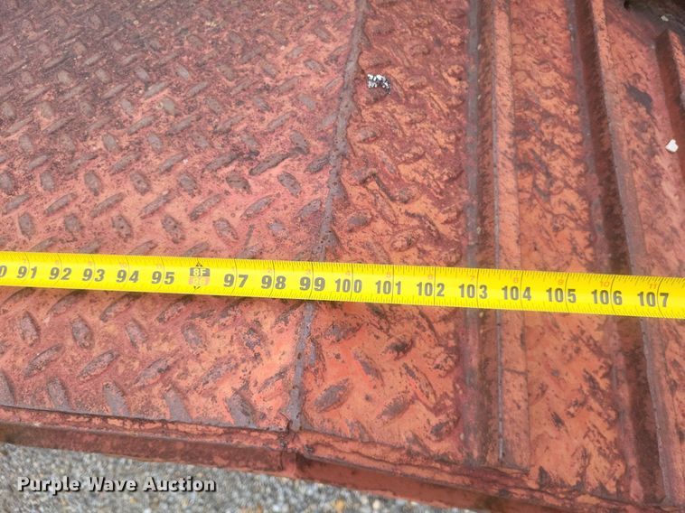 image for item DR4817 1979 Johnson Super  drop deck equipment trailer