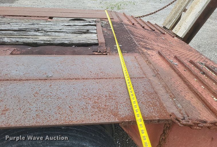 image for item DR4817 1979 Johnson Super  drop deck equipment trailer