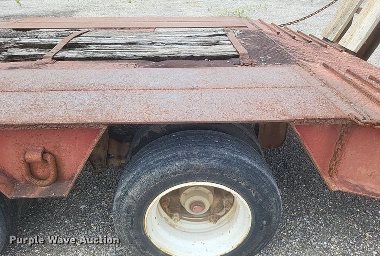 image for item DR4817 1979 Johnson Super  drop deck equipment trailer