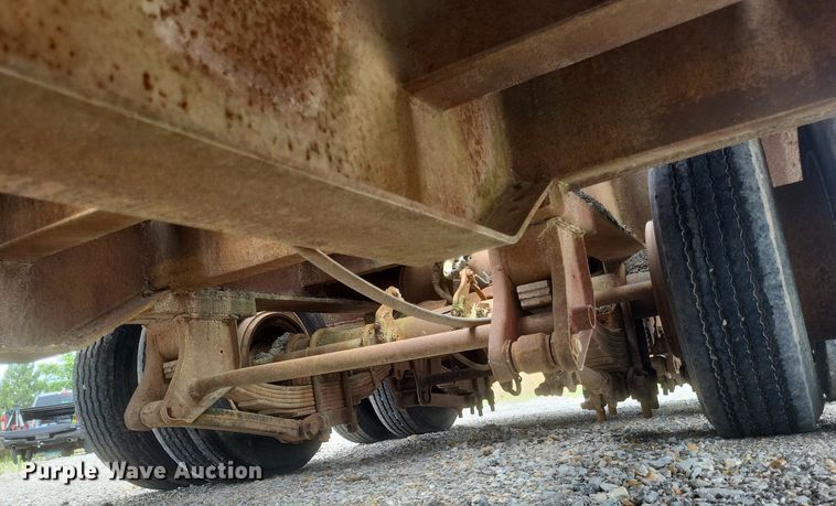 image for item DR4817 1979 Johnson Super  drop deck equipment trailer