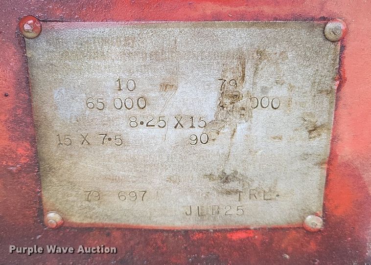 image for item DR4817 1979 Johnson Super  drop deck equipment trailer